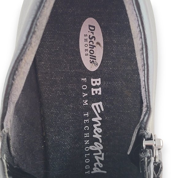 Dr. Scholl's Black Tan Almond Toe Wedge Bootie - US 9 - Picture 8 of 9